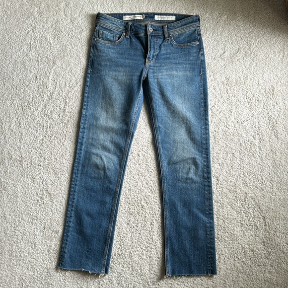 Pilcro and the Letterpress Anthropologie slim straight jeans size 26 - Picture 5 of 8